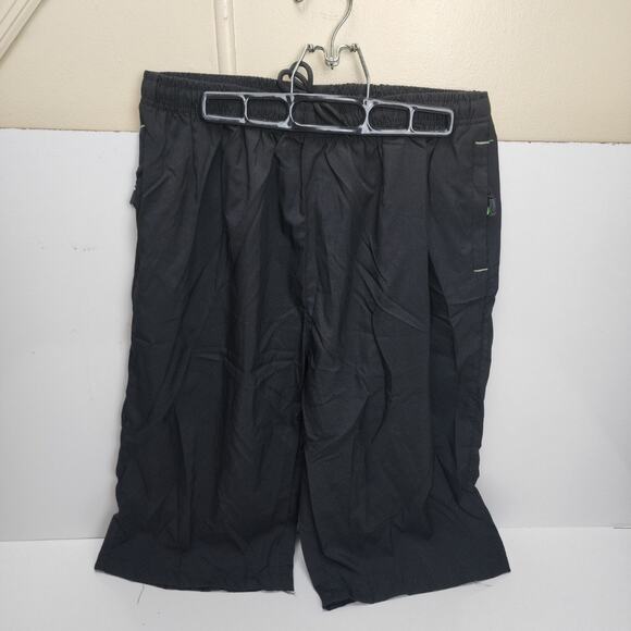 Men's Pull-On Elastic Waist Baggy Zipper Side Pockets Casual Shorts Size 6XL - Picture 1 of 4